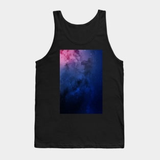 Blue Galaxy Tank Top